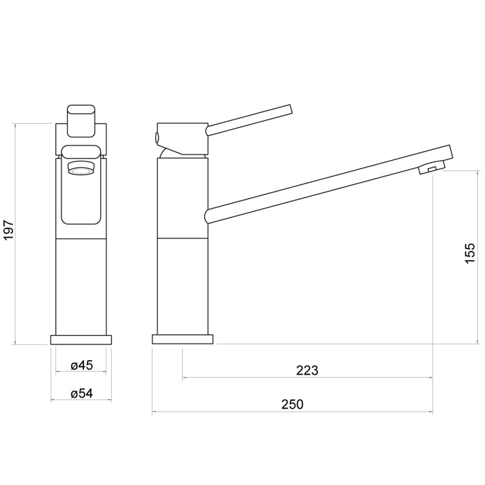 TK011 Soren Single Lever Kitchen Mixer