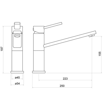 TK011 Soren Single Lever Kitchen Mixer