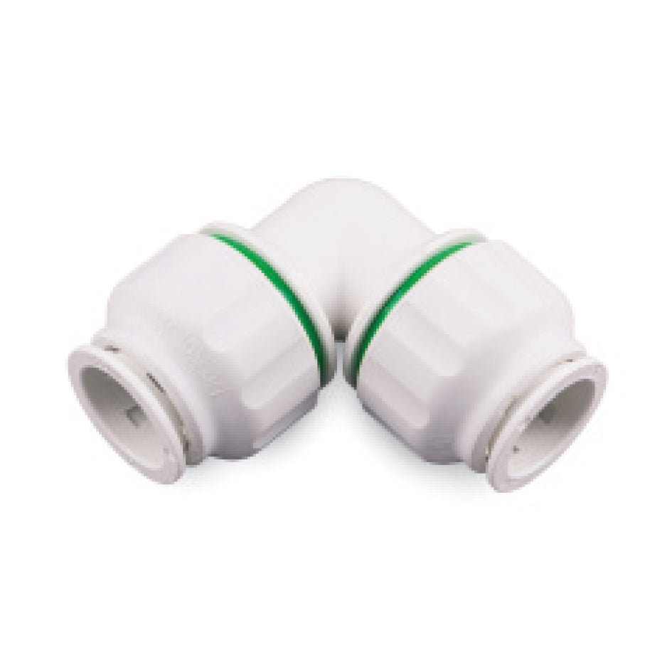 Twistloc 28MM Equal Elbow Union White