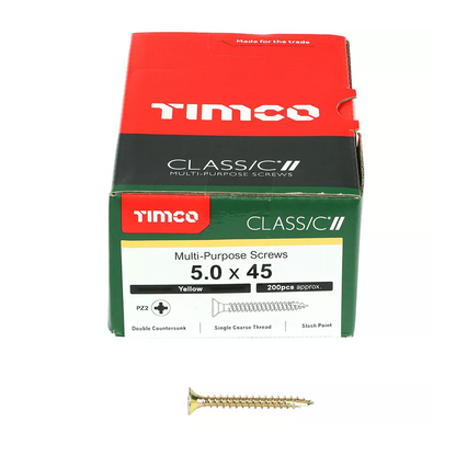 Classic Screw PZ2 CSK ZYP 5.0 x 45mm