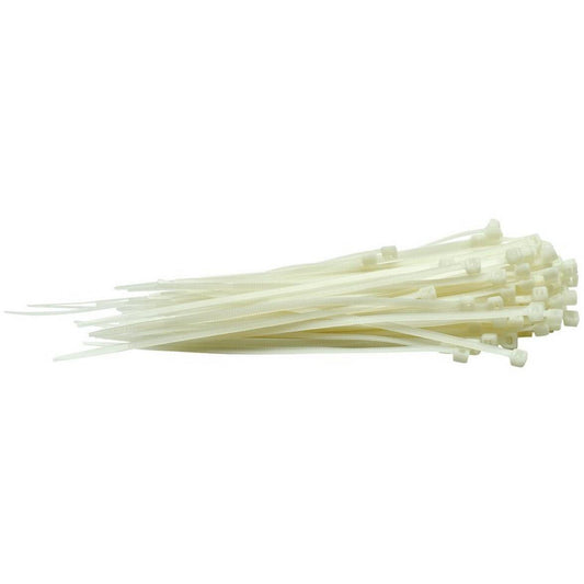 Cable Tie 100 White 3.6x150mm