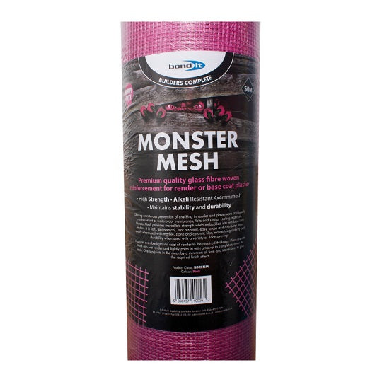 Monster Mesh Pink 145g/m2 4 x 4mm