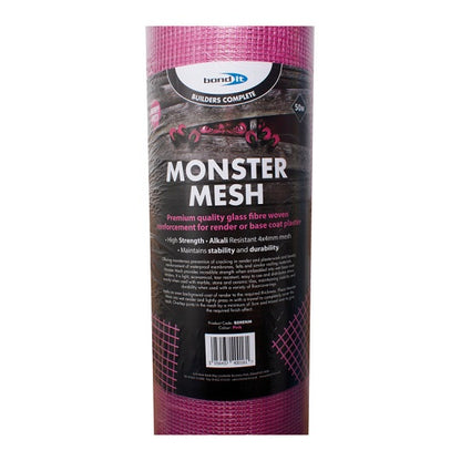 Monster Mesh Pink 145g/m2 4 x 4mm