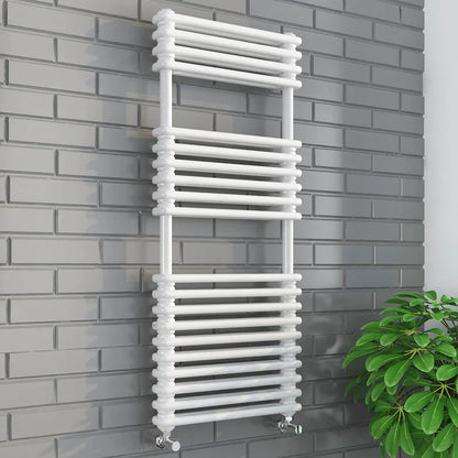 Kolumn Dual Column 832 x 500 Towel Radiator White