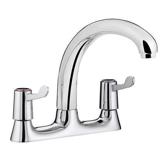 Lever deck sink mixer CHROME