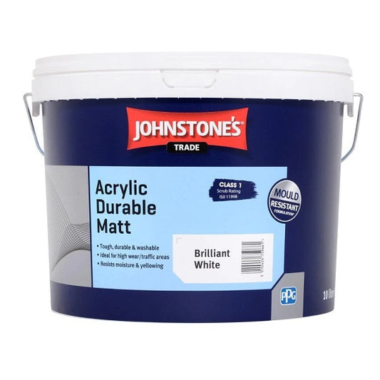 Johnstone's Durable Acrylic Matt 10L