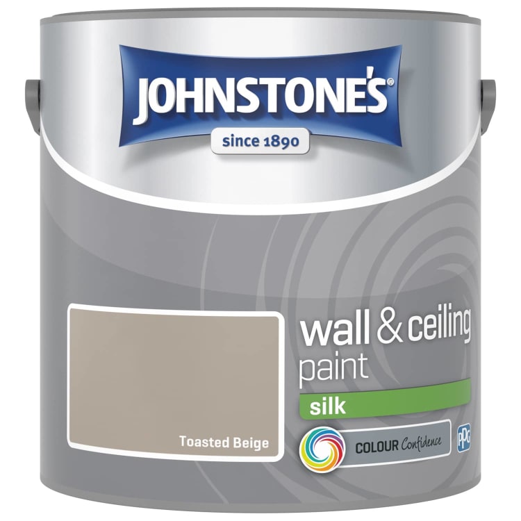 JOHNSTONE'S SILK  TOASTED BEIGE 2.5L