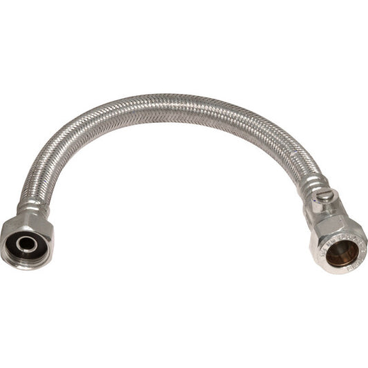 GENBRA 22MM X 3/4" FLEXIBLE TAP CONNECT  ISO
