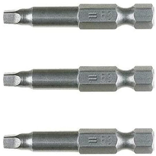 #3 Square 2IN Power Bit 3-Pack