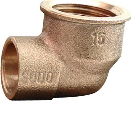 EFEAF-15D ENDFEED 15MM X 1/2" ELBOWS FEMALE IRON