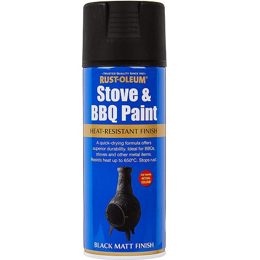 Stove & BBQ Paint Black Matt