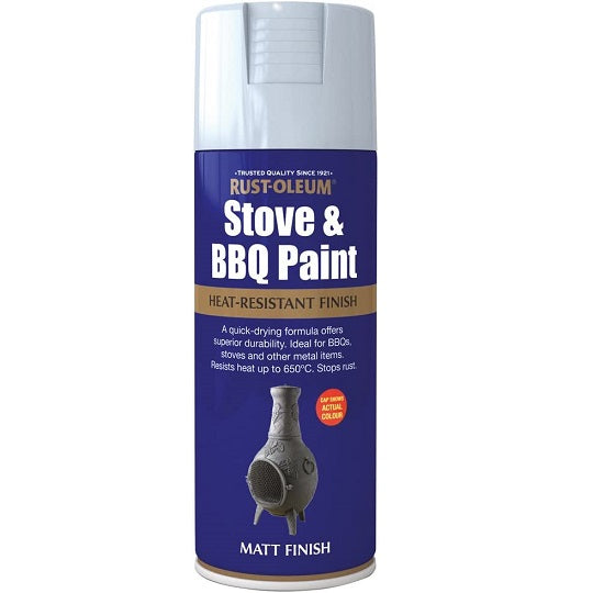 Stove & BBQ Paint Silver Matt