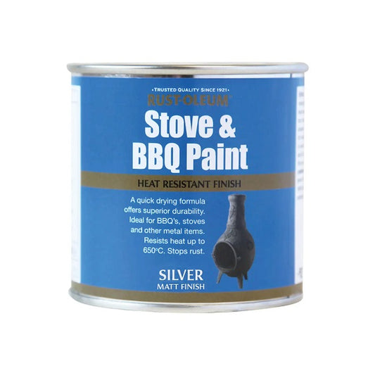 Stove & BBQ Paint Silver 250ml