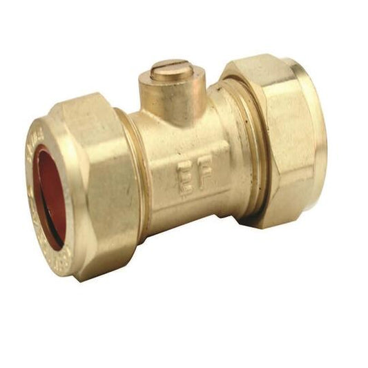 Isolation Valve 22mm Brass