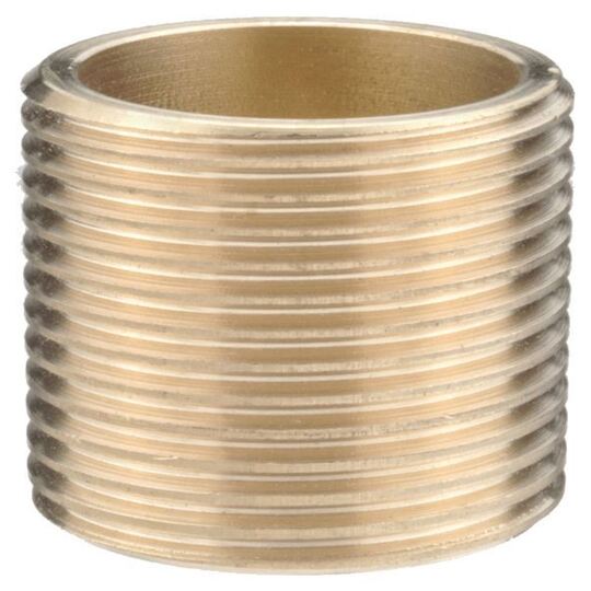 1/2" x 25mm Brass Running Nipple