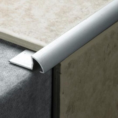 10mm Silver Round Tile Trim
