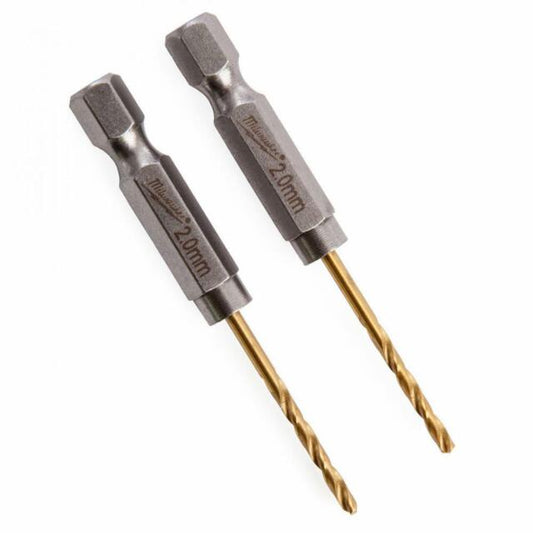 Milwaukee Metal Drill SWave HSS-G Ti. 2mm -2pcs