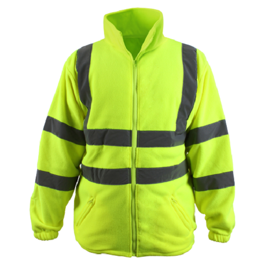 SML Hi-Vis Yellow Fleece