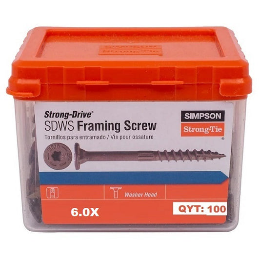 Screw Washerhead 6.0x200 50/Box