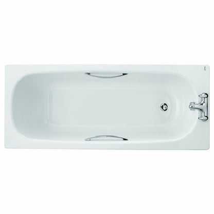 Twyford Celtic Straight Steel Bath 1600x700mm 2 Ta