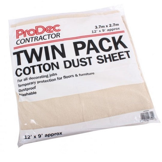 Twin Pack Cont. 12' X 9' Cotton D/Sheets
