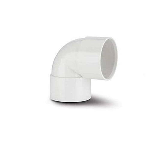 Polypipe WS16W Knuckle Elbow 40mm White
