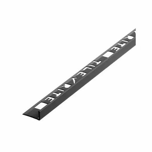 12mm Black L Shape PVC Tile Trim