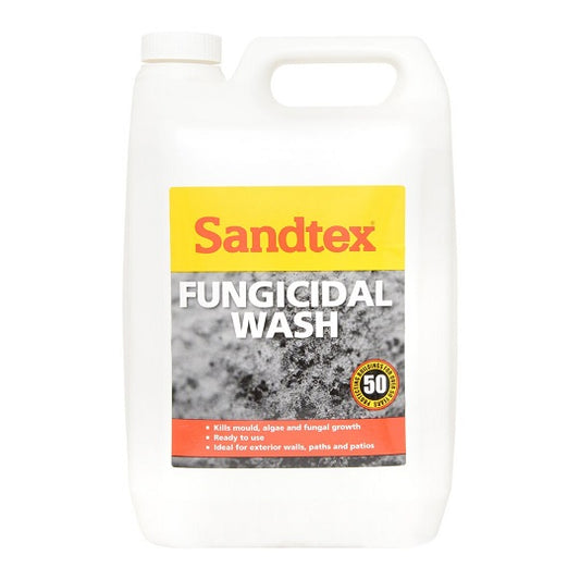 Sandtex Trade Fungicidal Wash 5L Clear
