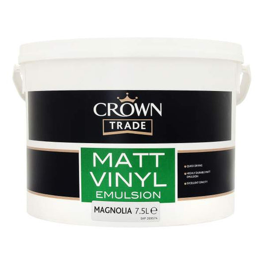 Crown Vinyl Matt Magnolia 7.5L