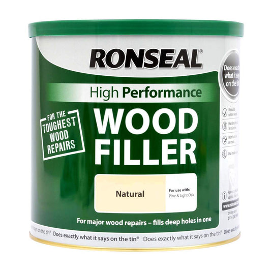 Ronseal High-Performance Wood Filler 3.75KG Natural