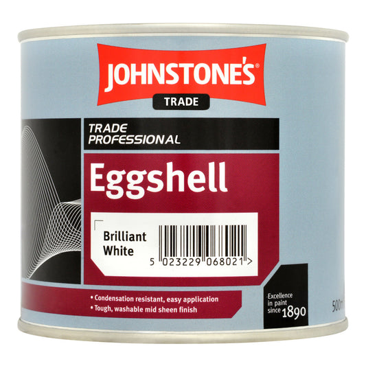 Johnstone's Eggshell Brilliant White 1L