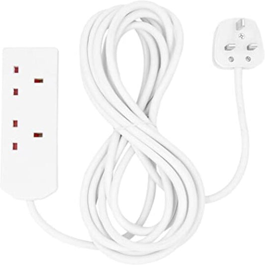 2 Way Extension Lead with 5 Metre Cable