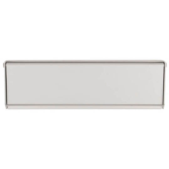 Letter plate face fix 254x76mm SA