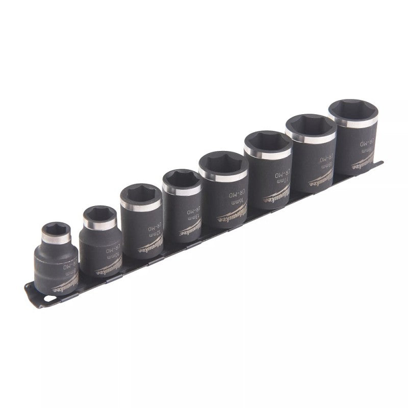 Milwaukee SET ShW 3/8 SKTSet short - 9pc