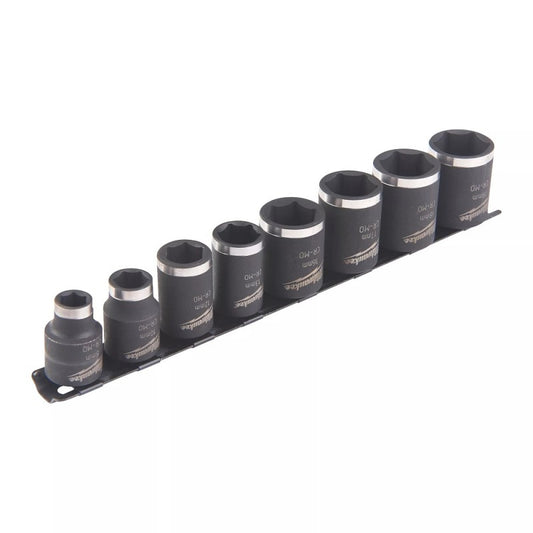 Milwaukee SET ShW 3/8 SKTSet short - 9pc