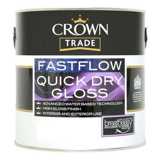 Crown Fastflow Quick Dry Gloss Black 2.5L
