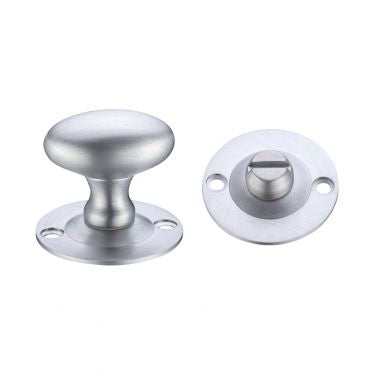 Oval thumb turn coin release SCP