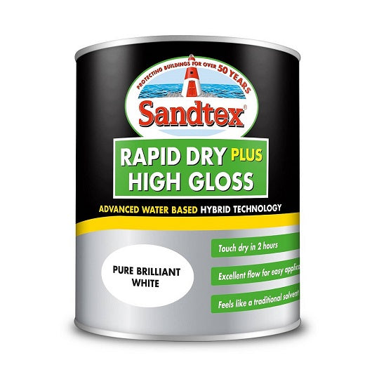 SX RAPID DRY GLOSS BRIL WHITE 750ML  Brilliant Whi