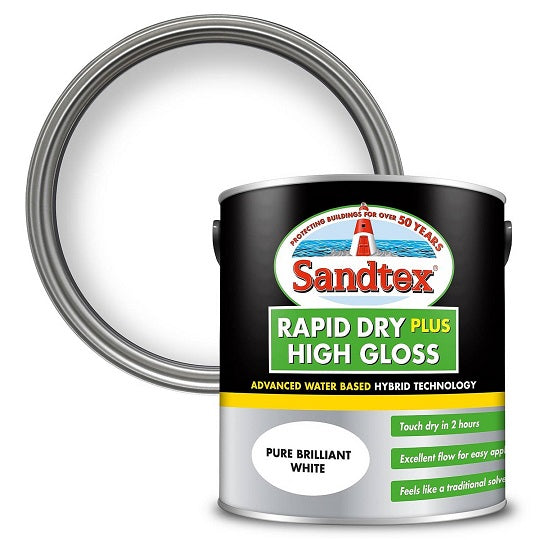 SX RAPID DRY GLOSS BRIL WHITE 2.5L  Brilliant Whit