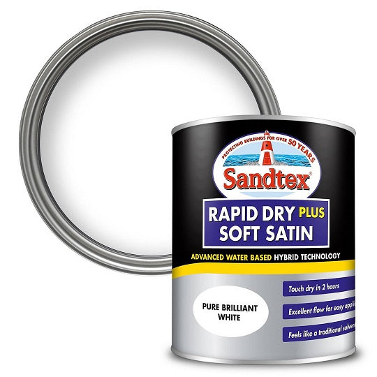 SX RAPID DRY SATIN BRIL WHITE 750ML  Brilliant Whi