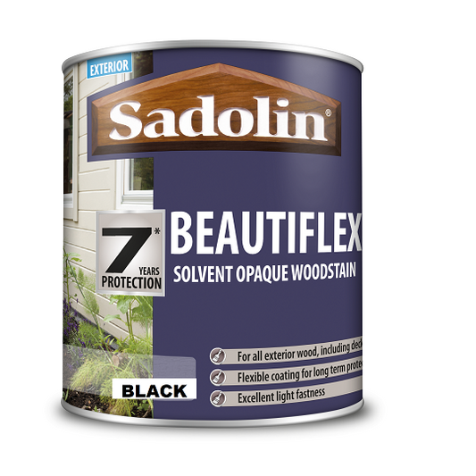 Sadolin Beautiflex Black 1L Colour