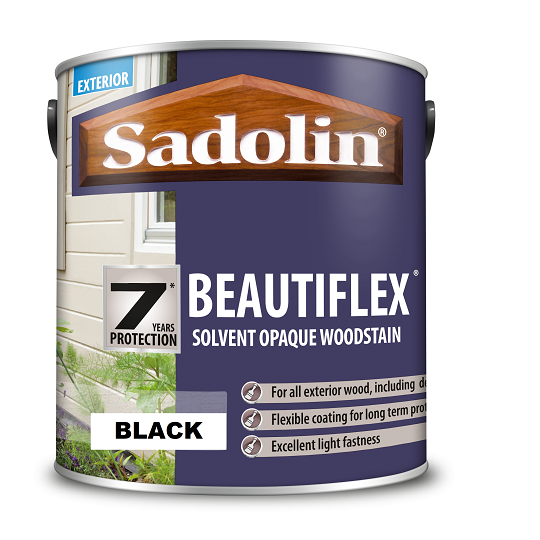 Sadolin Beautiflex Black 2.5L Colour