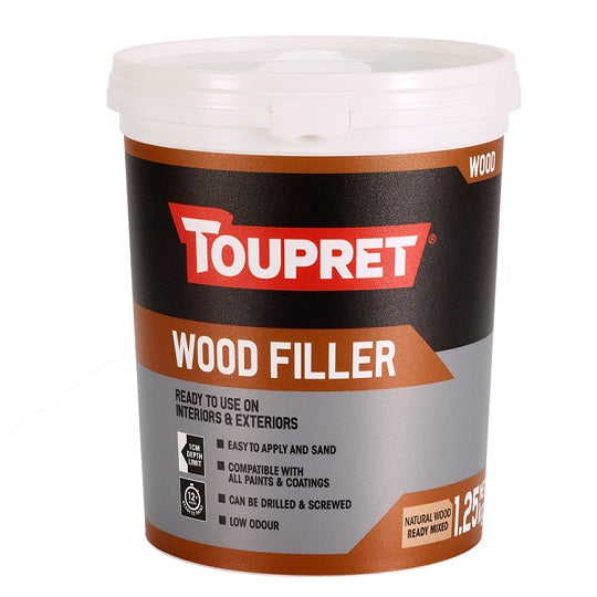 Toupret Woodfiller Natural Wood Ready Mix 1.25kg