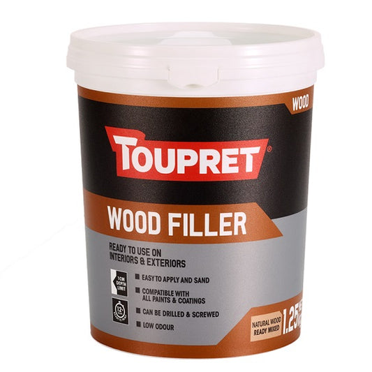 Toupret Woodfiller Natural Wood Ready Mix 1.25kg