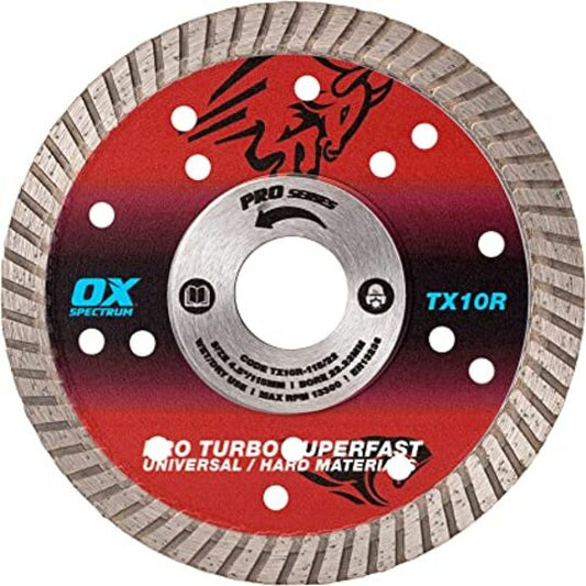 OX Spectrum 115x22 Diamond Blade