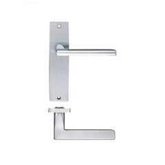 Flat Lever on Latch Backplate SC