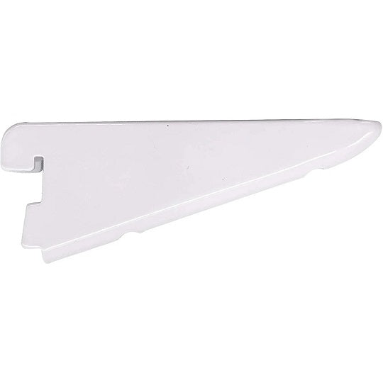 Twin Slot Brackets White 470mm