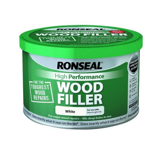 Ronseal High Performance Wood Filler White 275g