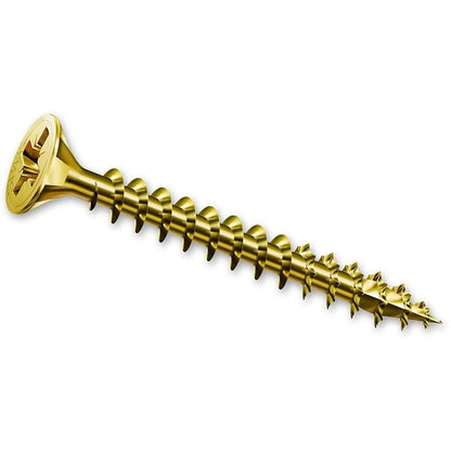 Spax Pozi Flat Csk Yellox Coated 4.0 X 45MM   PZ2