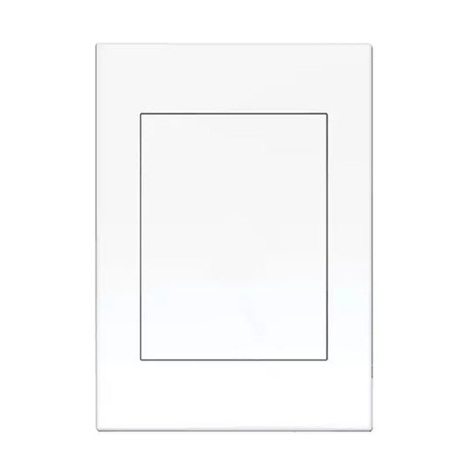 Gang Blank Plate White